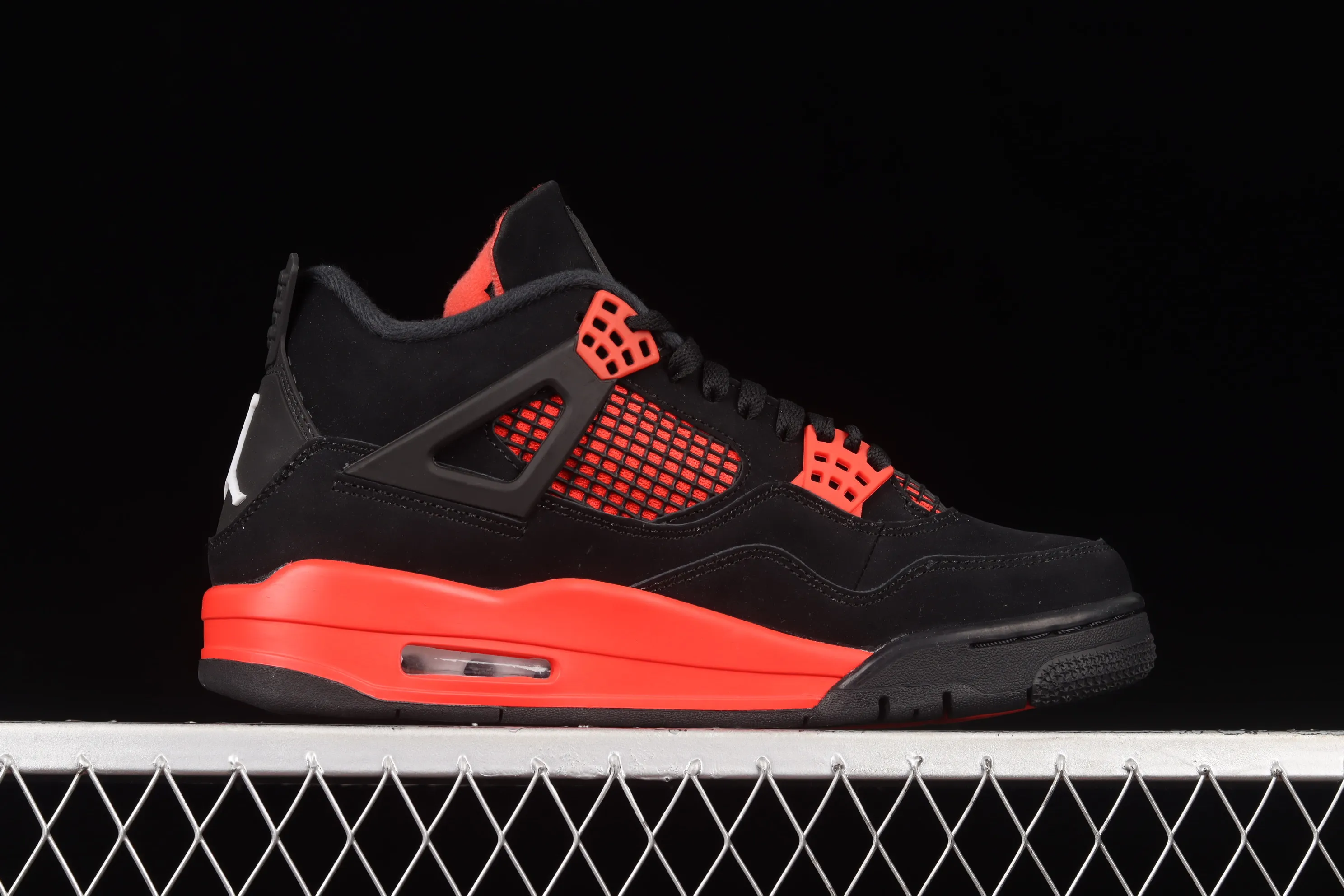 All categories Air Jordan Jordan series basketball shoes Air Jordan 4 foreign trade version Air Jordan 4 Retro "University Blue" AJ4 Jordan 4 new black and red retro casual sports culture basketball shoes CT8527-016